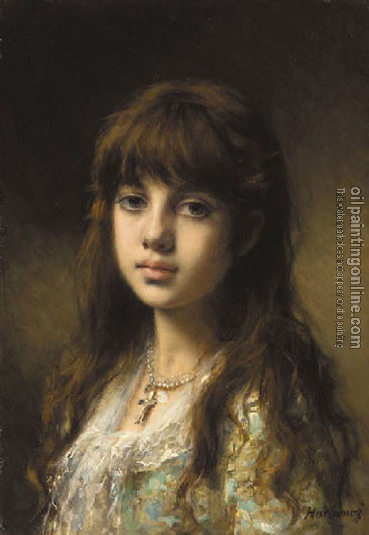 Harlamoff, Alexei Alexeievich - Little Girl